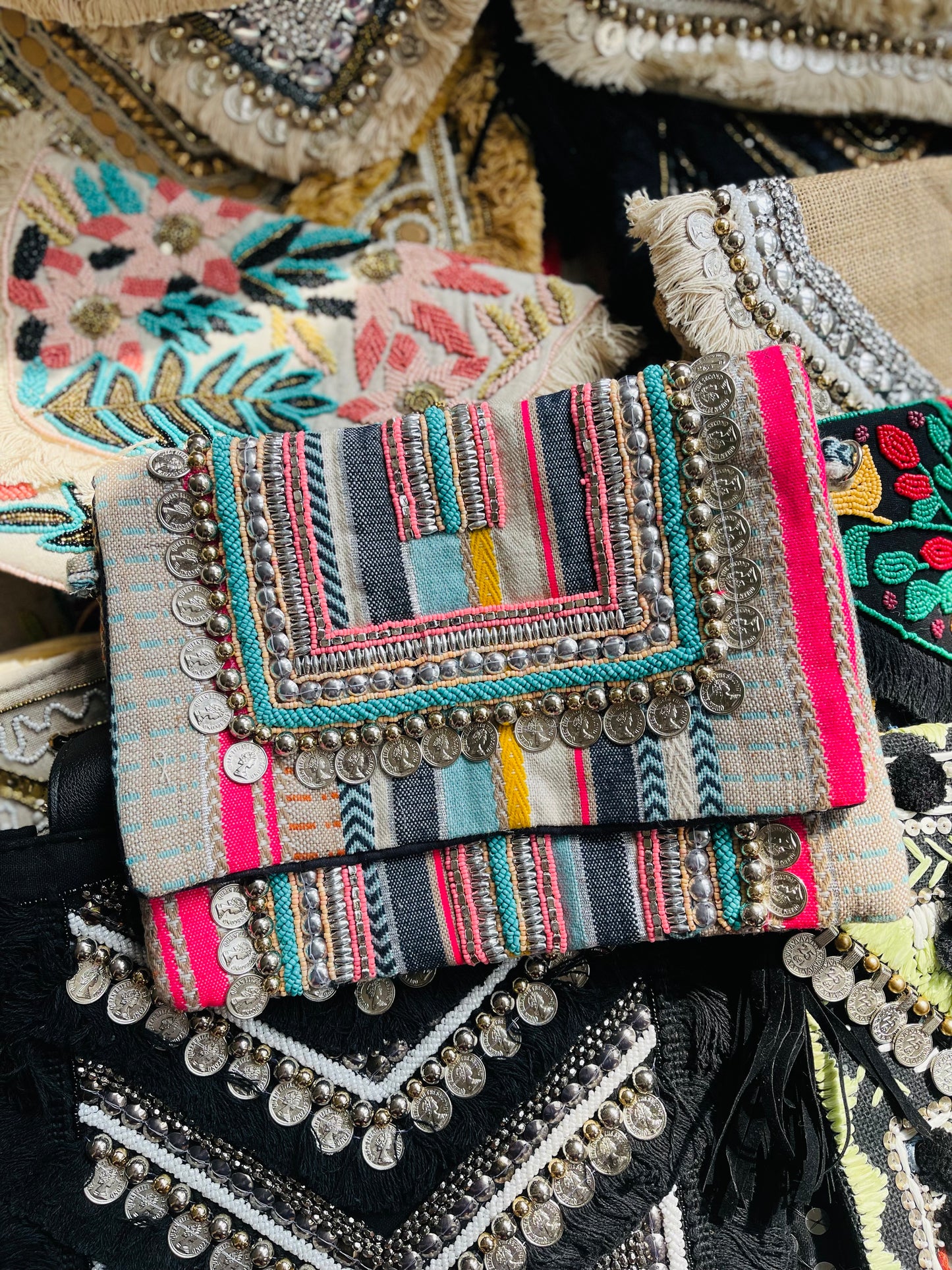 Colourful Cocktail purse/clutch/sling