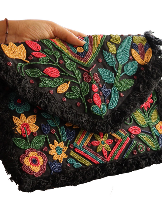Floral Night purse/clutch/sling